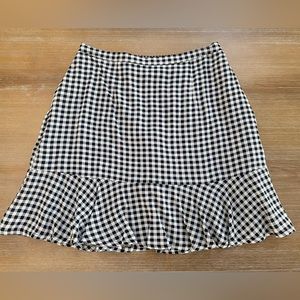 Abercrombie and Fitch Gingham skirt Size Small